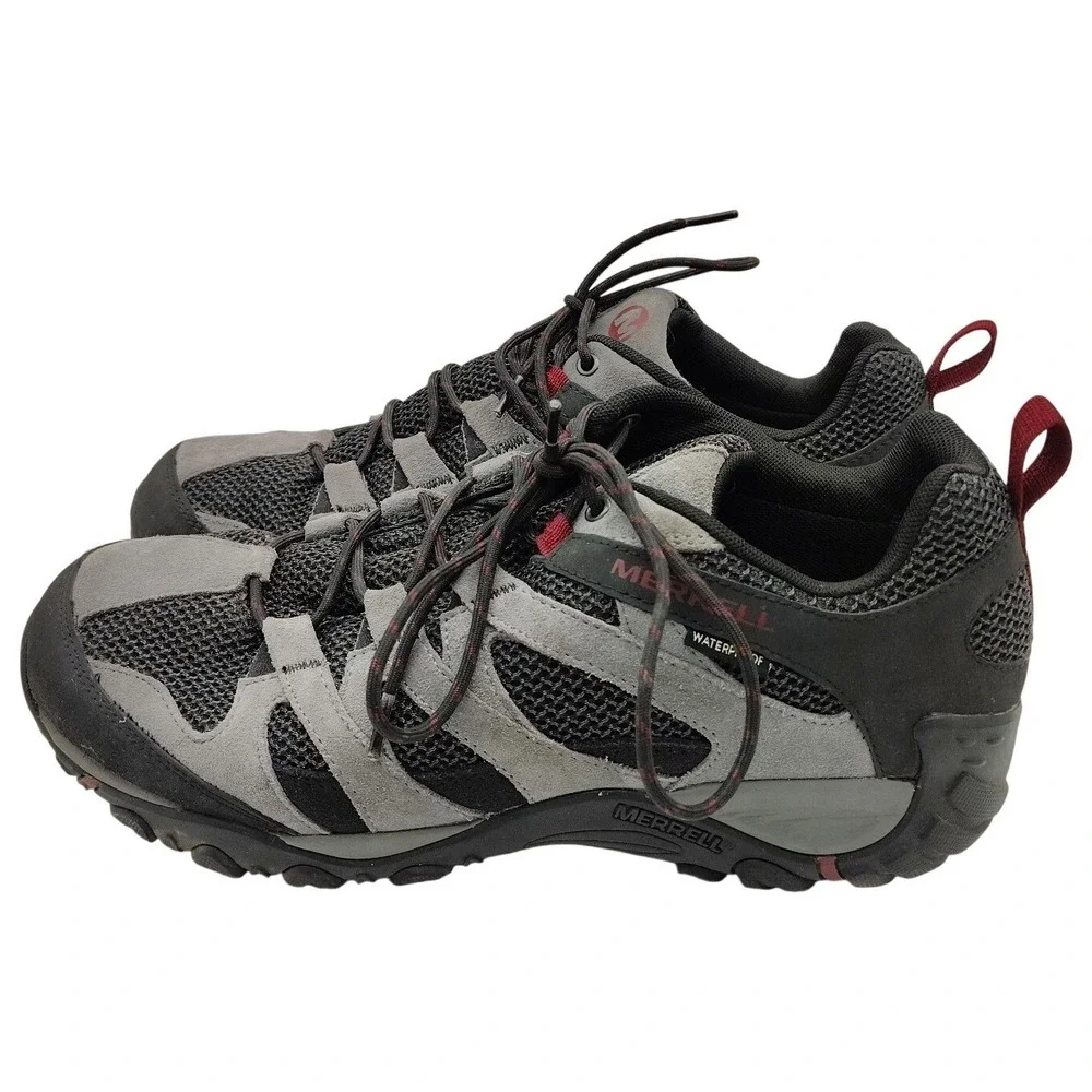 Merrell Alverstone Mid Waterproof Hiking Boulder J84279 Men's Size 13W Outdoor